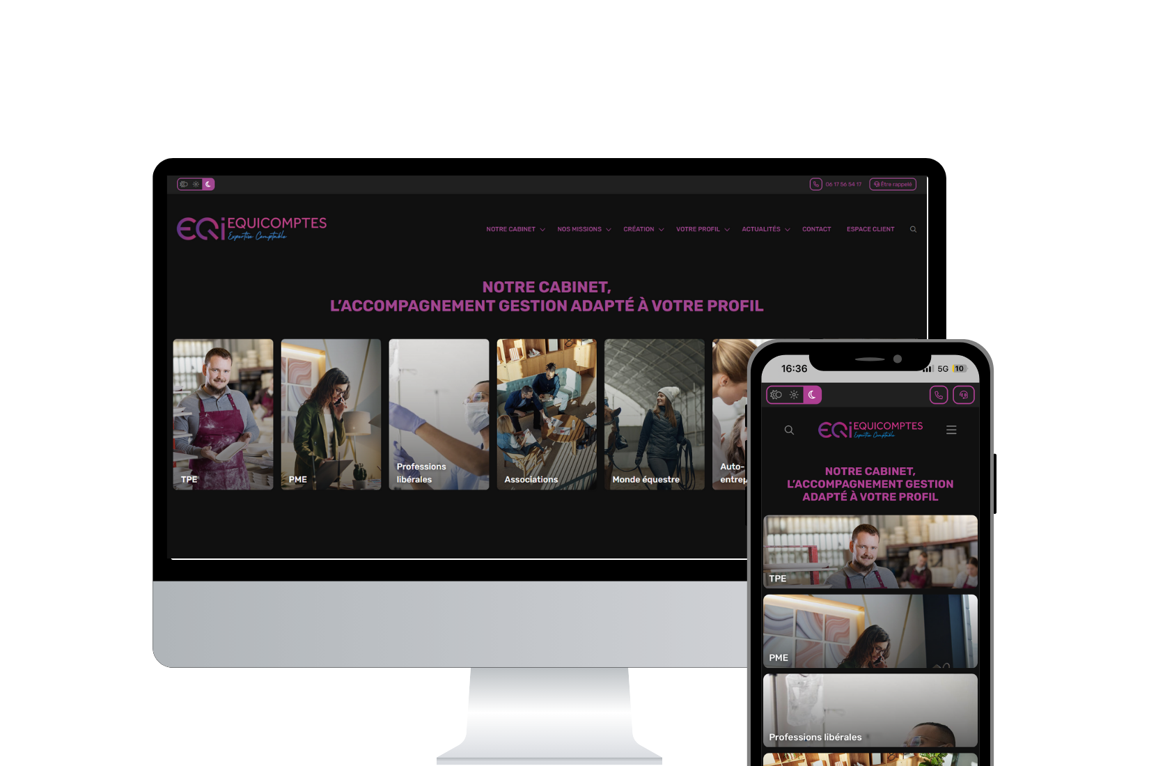 Nouveau site internet Equicomptes